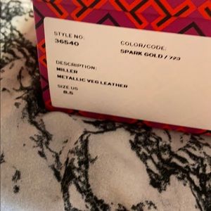 Tory Burch Shoes - NIB Tory Burch Miller Spark Gold Tory Burch Shoes - NIB Tory Burch Miller Spark Gold